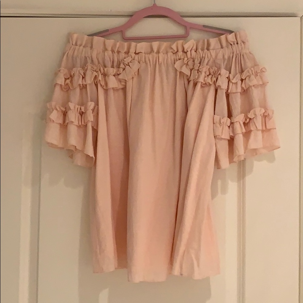 Off-the-shoulder Top bought at Planet Blue!
